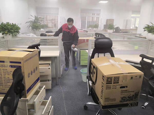 新装修办公室除甲醛